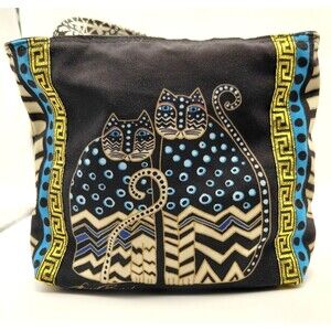 Laura Burch Canvas Tote Bag Cat-Themed